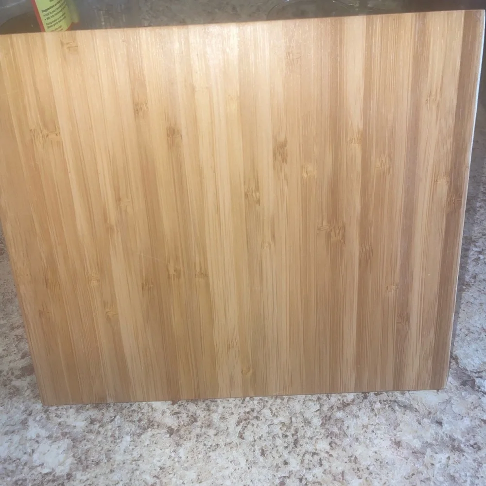 Container store bamboo magnetic knife dock